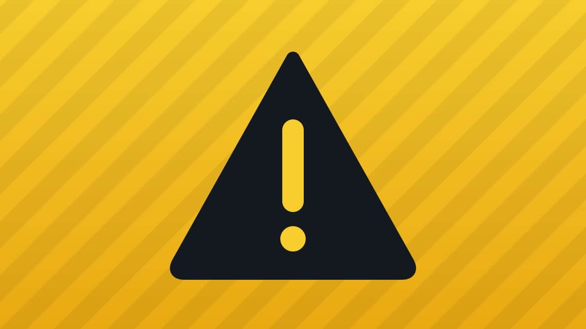 Ilustración de alerta amarilla