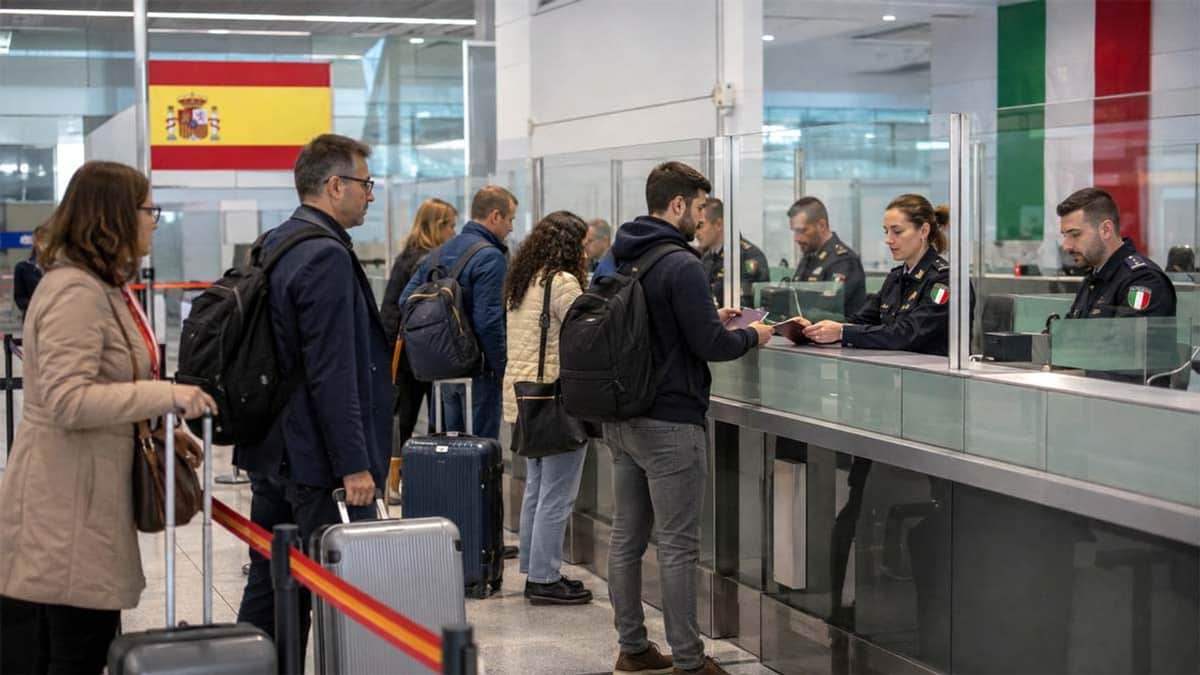 España prorroga 15 días controles a pasajeros de Italia tras decisión de Meloni de ampliar suspensión de acuerdo de Schengen