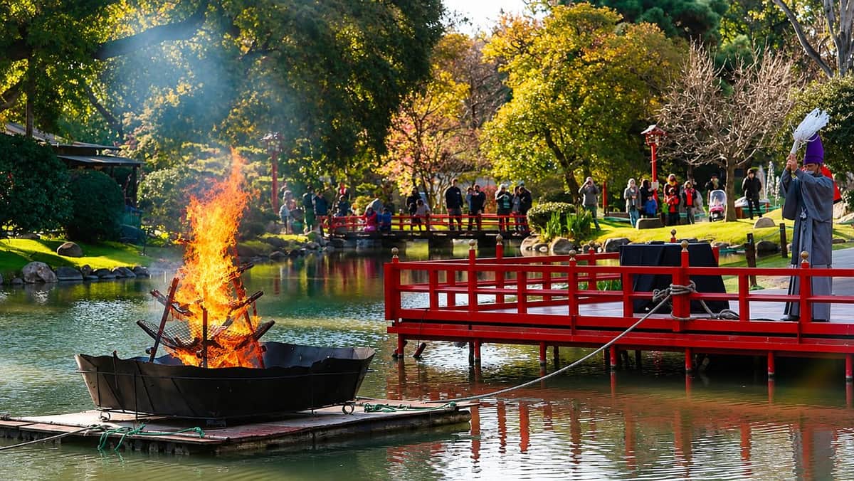Festival del Fuego en el Jardín Japonés: precios, horarios y todas las actividades del Hi Matsuri