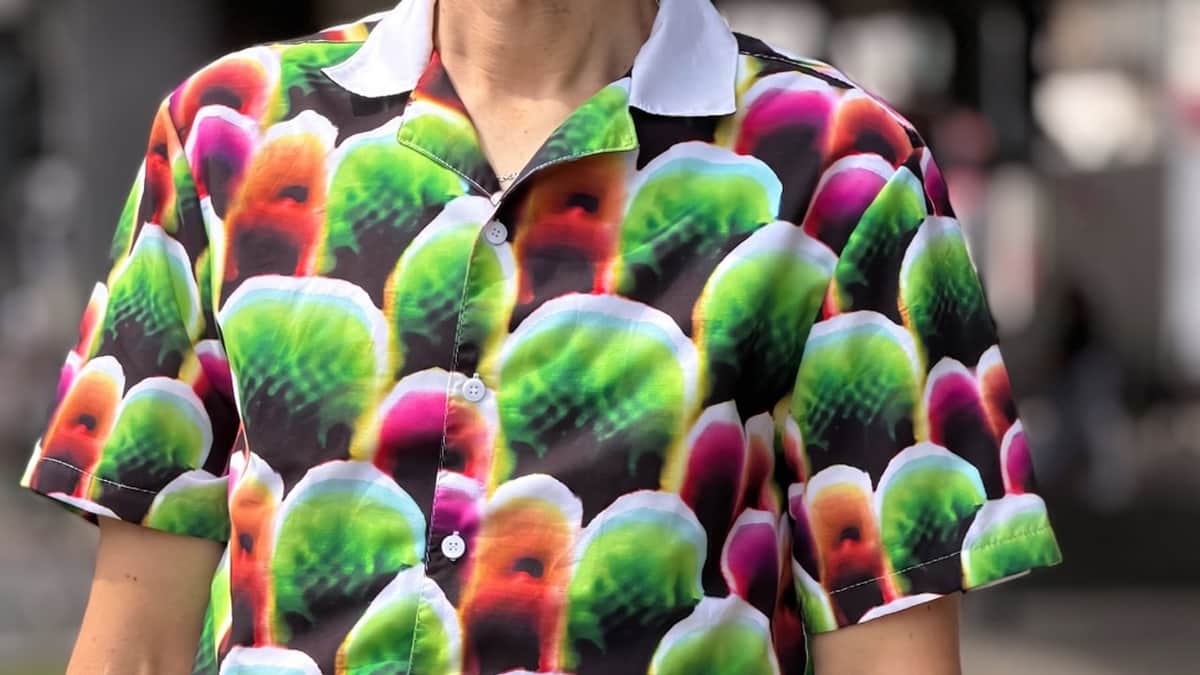 Cómo es la camisa hawaiana capaz de eludir las cámaras con sistema de reconocimiento por IA