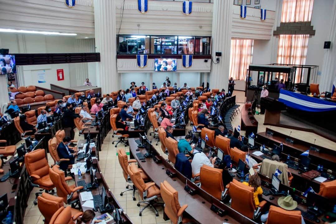 Asamblea Nacional de Nicaragua aprueba en general una reforma que veta a la oposición de las elecciones