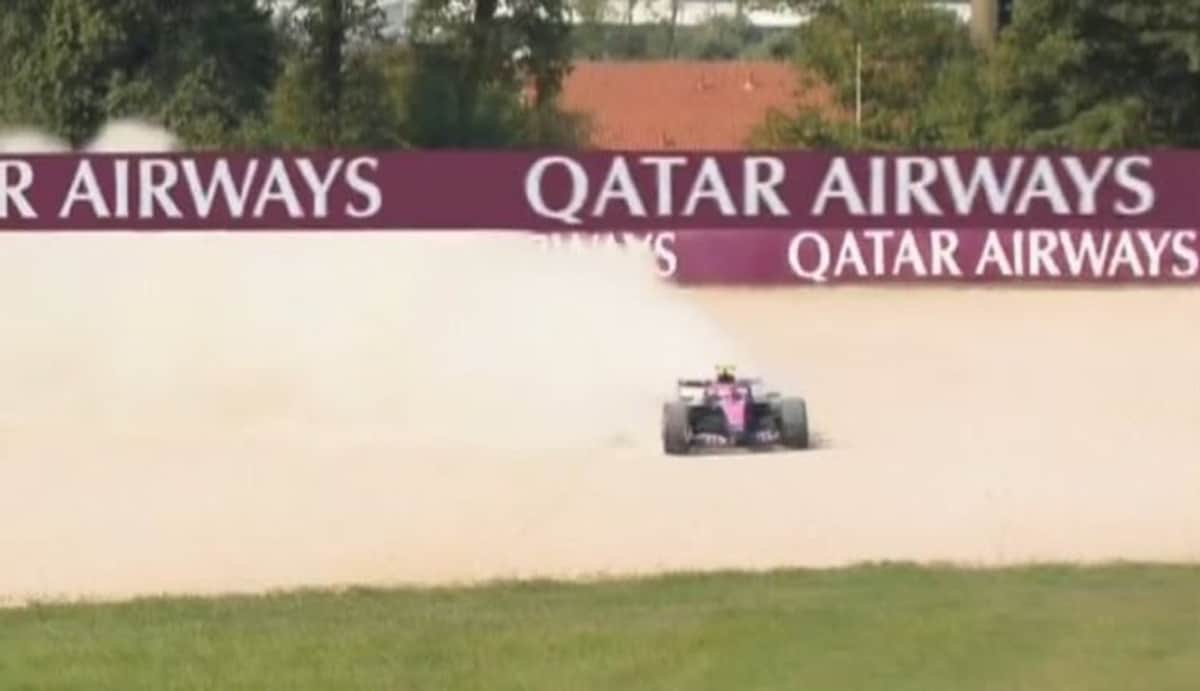 Video: así fue el despiste con el que Colapinto se arruinó el GP de Italia