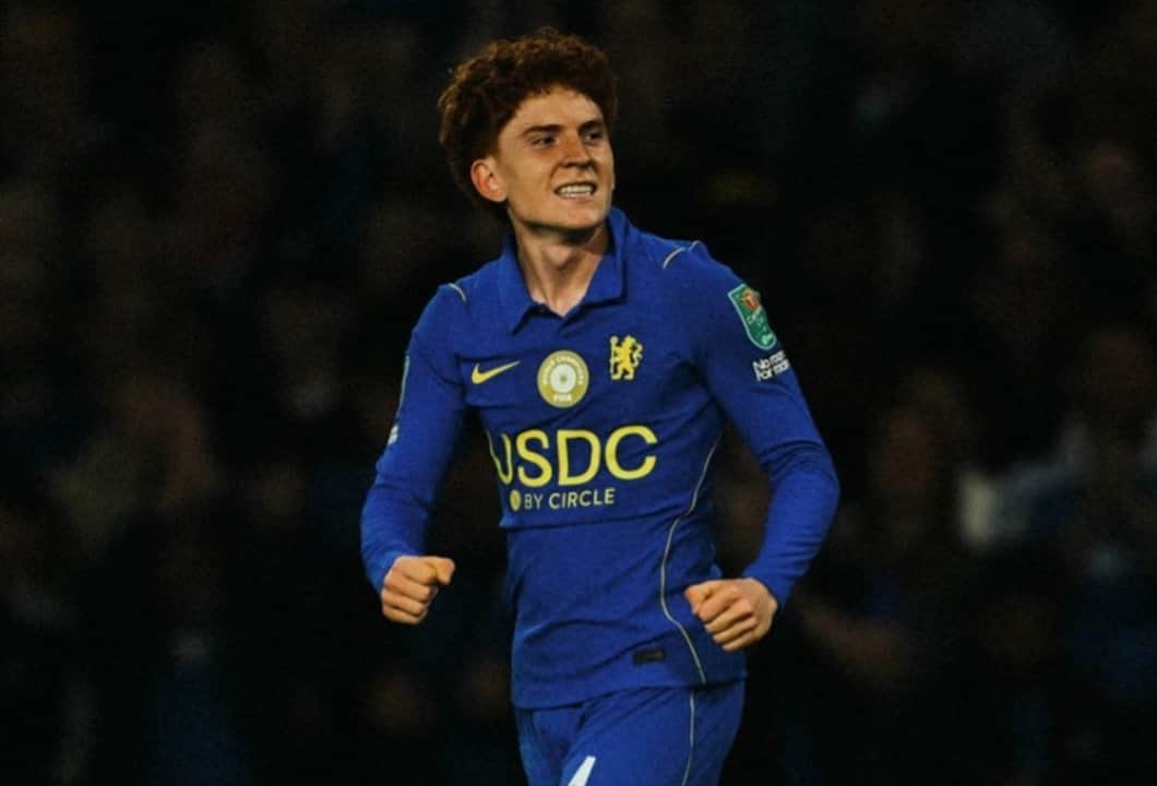 Valentín Barco convirtió su primer gol con la camiseta del Chelsea
