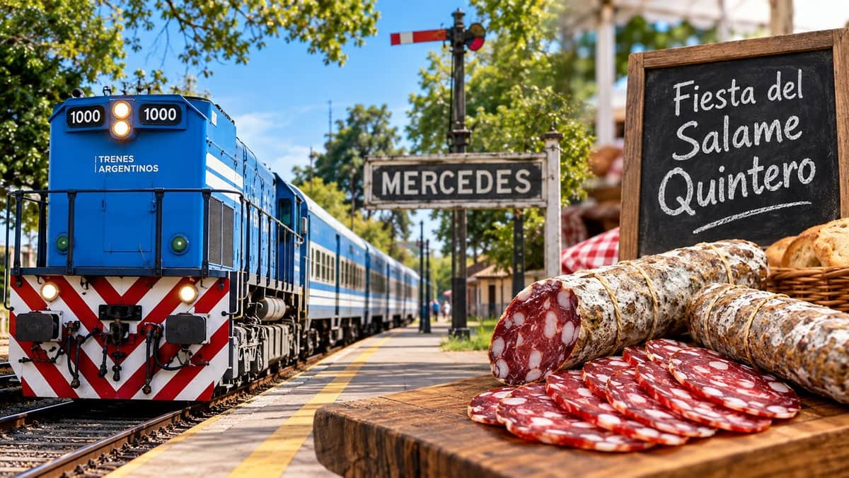 Fiesta del Salame Quintero 2026: cómo ir en tren desde Buenos Aires con la tarjeta SUBE por menos de $2.000