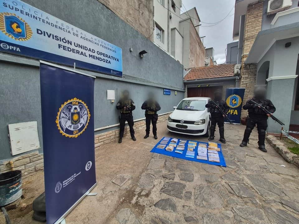 Desarticularon una banda narco que operaba en Mendoza