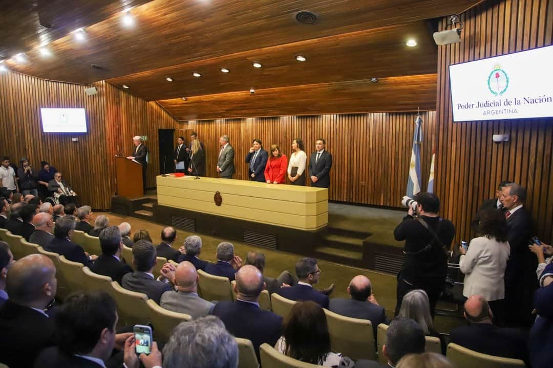 Con la presencia de Rosatti, asumieron dos nuevos jueces en la Cámara Federal de Córdoba