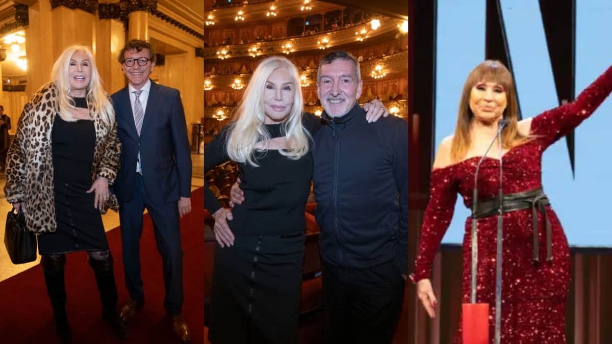 Susana Giménez fue a ver Principio de Éxtasis al Teatro Colón y Moria la tildó de “jubilada del éxito”