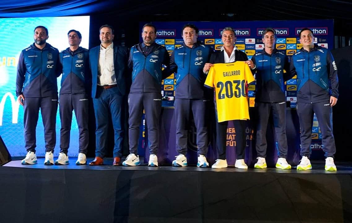 Gallardo fue presentado en Ecuador: “Dar el salto de calidad que el pueblo ecuatoriano está esperando”
