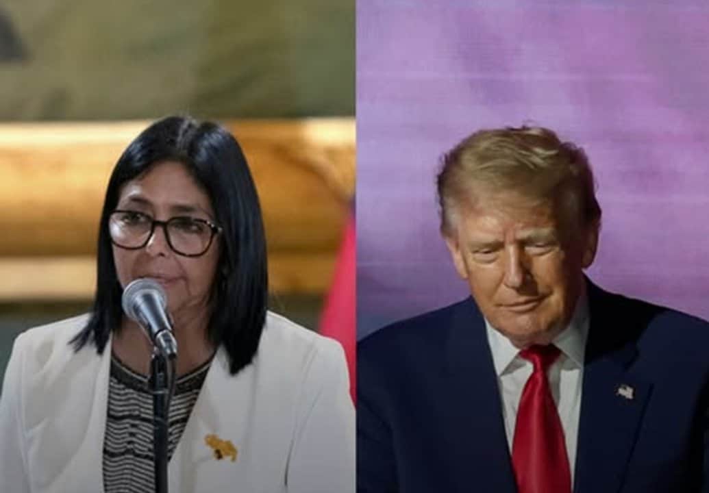 Trump se reunirá con Delcy Rodríguez en Estados Unidos