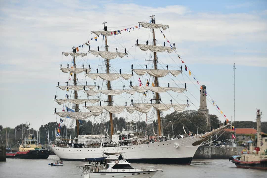 La Fragata Libertad arribó a Buenos Aires y culminó su 54° Viaje de Instrucción