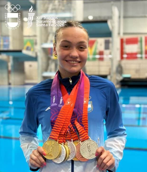 Cecilia Dieleke, la séptuple medallista suramericana: “Las medallas son material, la diversión me la llevo en el corazón”