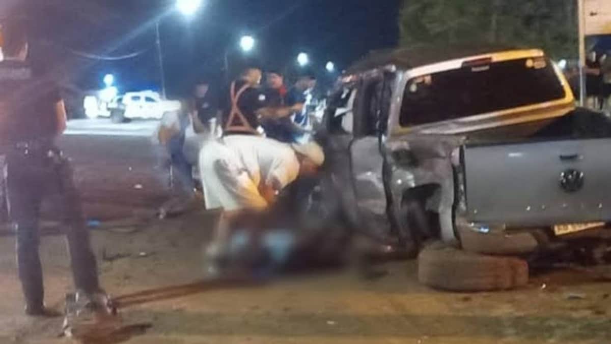 Tragedia en Misiones: un chico de 14 años manejaba una Amarok y murieron dos jóvenes