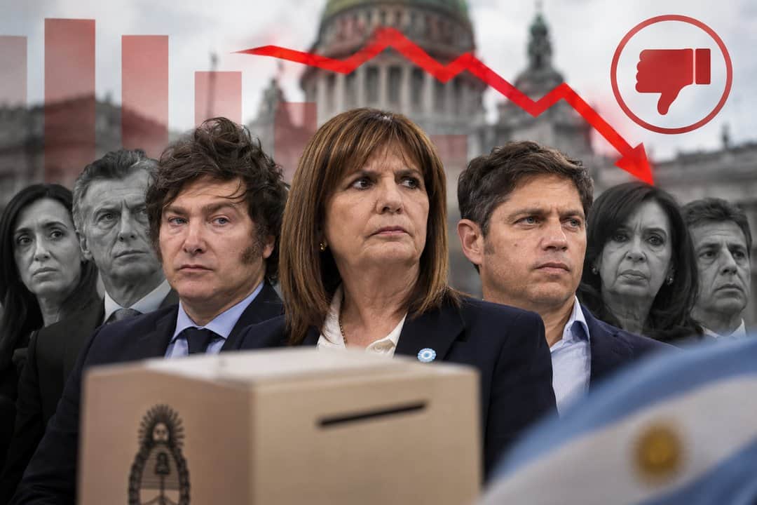 Encuesta nacional de dirigentes, todos en negativo: quiénes quedaron al frente del ranking