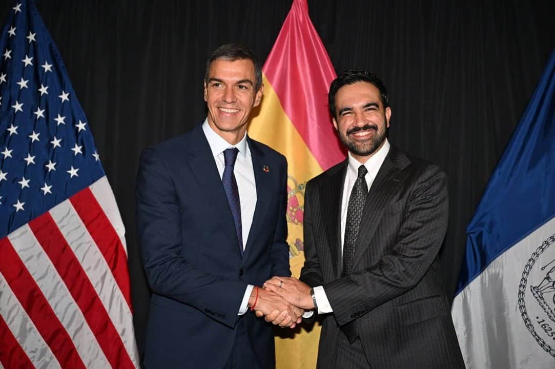 "Los poderosos nos temen": Sánchez y Mamdani exhiben sintonía en Nueva York y defienden las políticas sociales