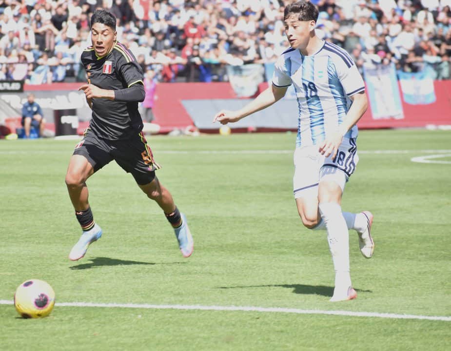 Argentina Sub-19 le ganó a Perú y competirá por la medalla dorada en los Juegos Suramericanos