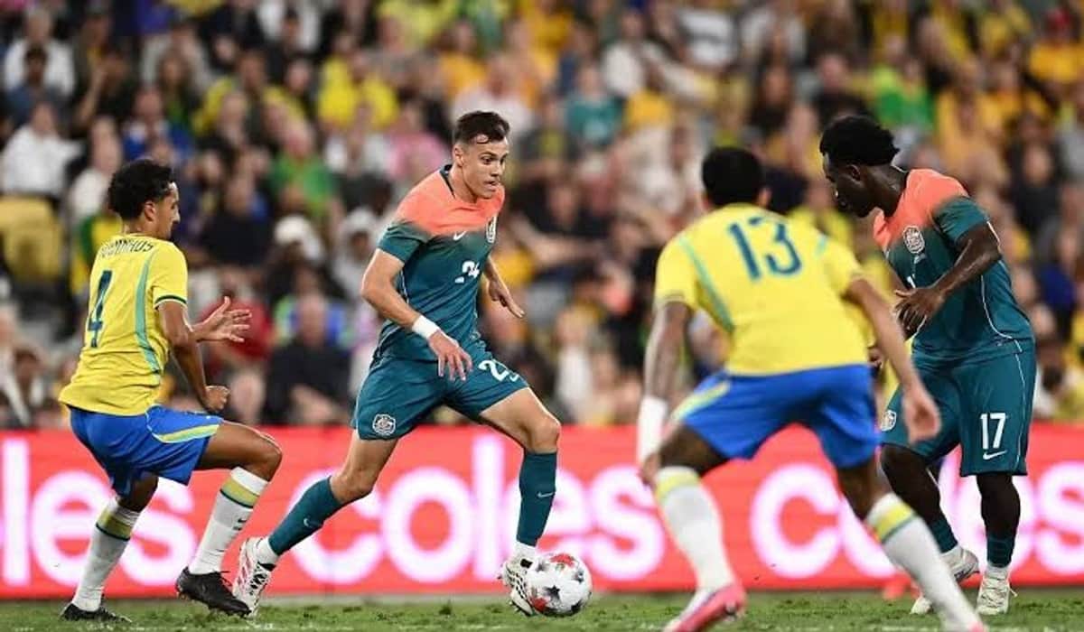 Se salvó del papelón: Brasil rescató un empate 1-1 con Australia