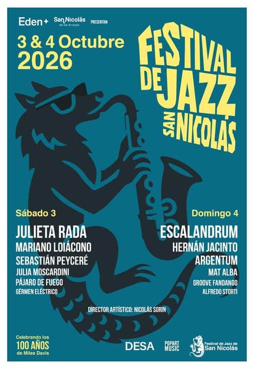 San Nicolás recibirá la segunda edición de su Festival de Jazz