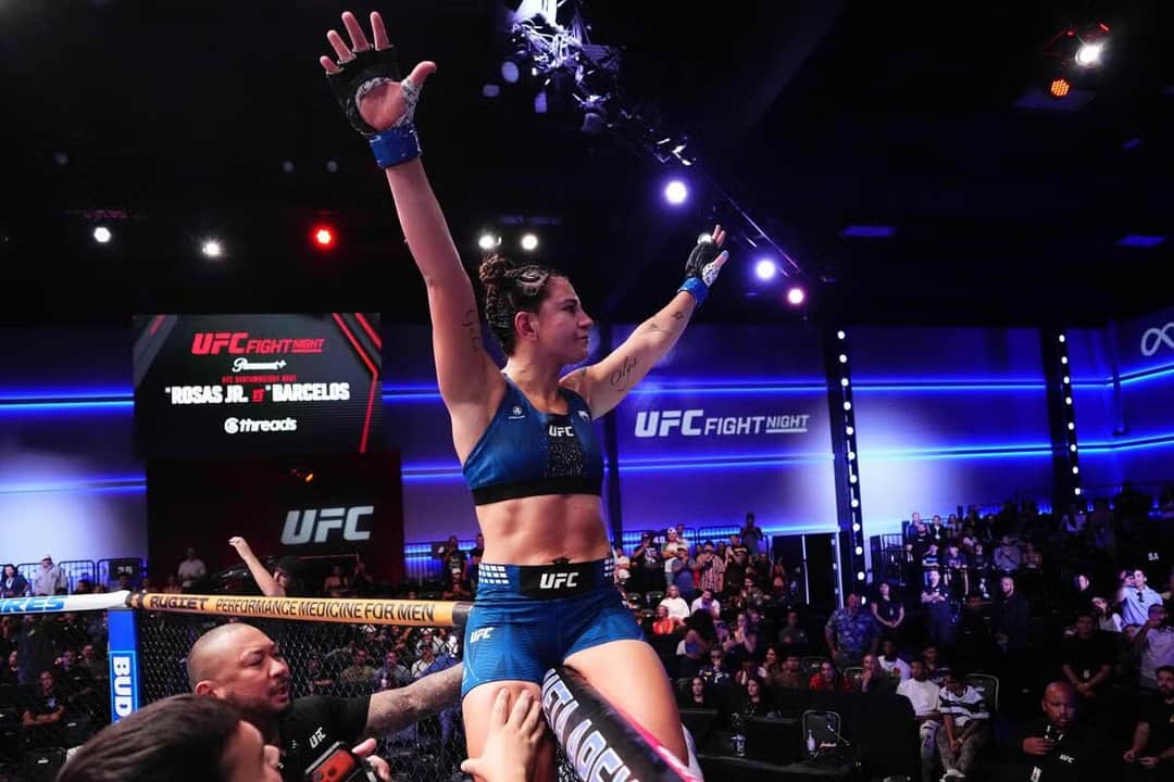 Ailín Pérez derrotó por decisión unánime a Norma Dumont y suma siete triunfos seguidos en UFC