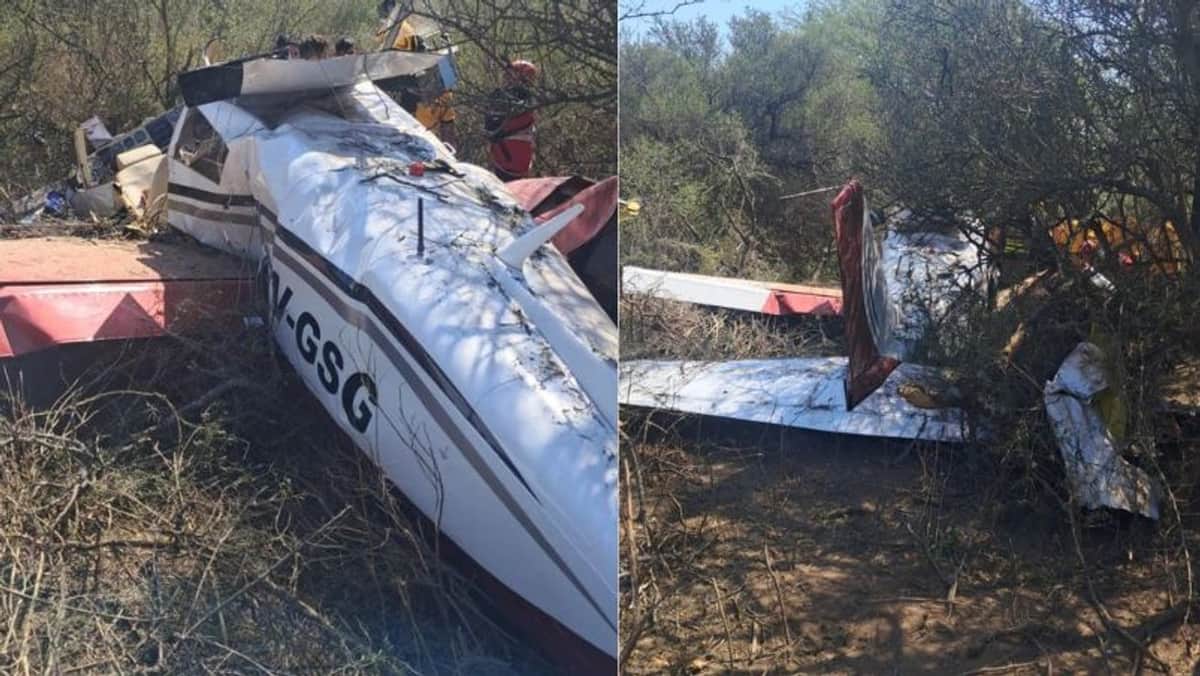 Se estrelló una avioneta en Córdoba y cinco personas fueron hospitalizadas