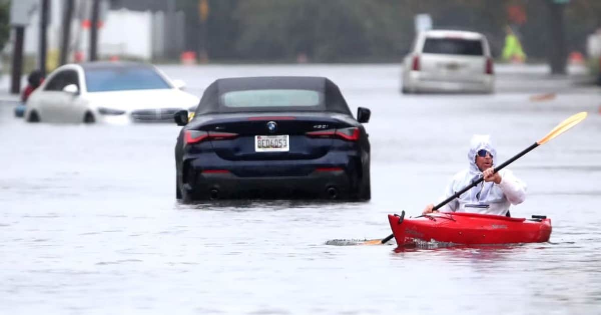 Un muerto, inundaciones y más de 130.000 usuarios sin luz por un fuerte temporal en Estados Unidos