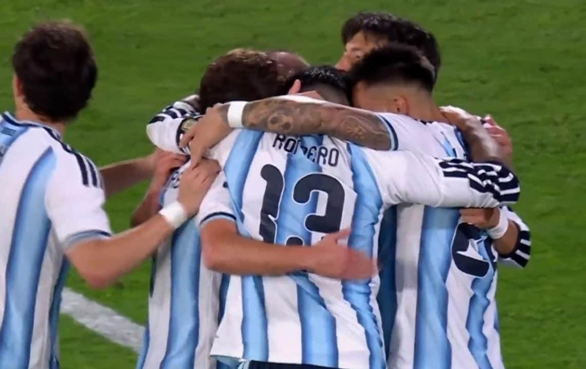 Video: el gol del Cuti Romero para el 3 a 0 de Argentina ante Bolivia