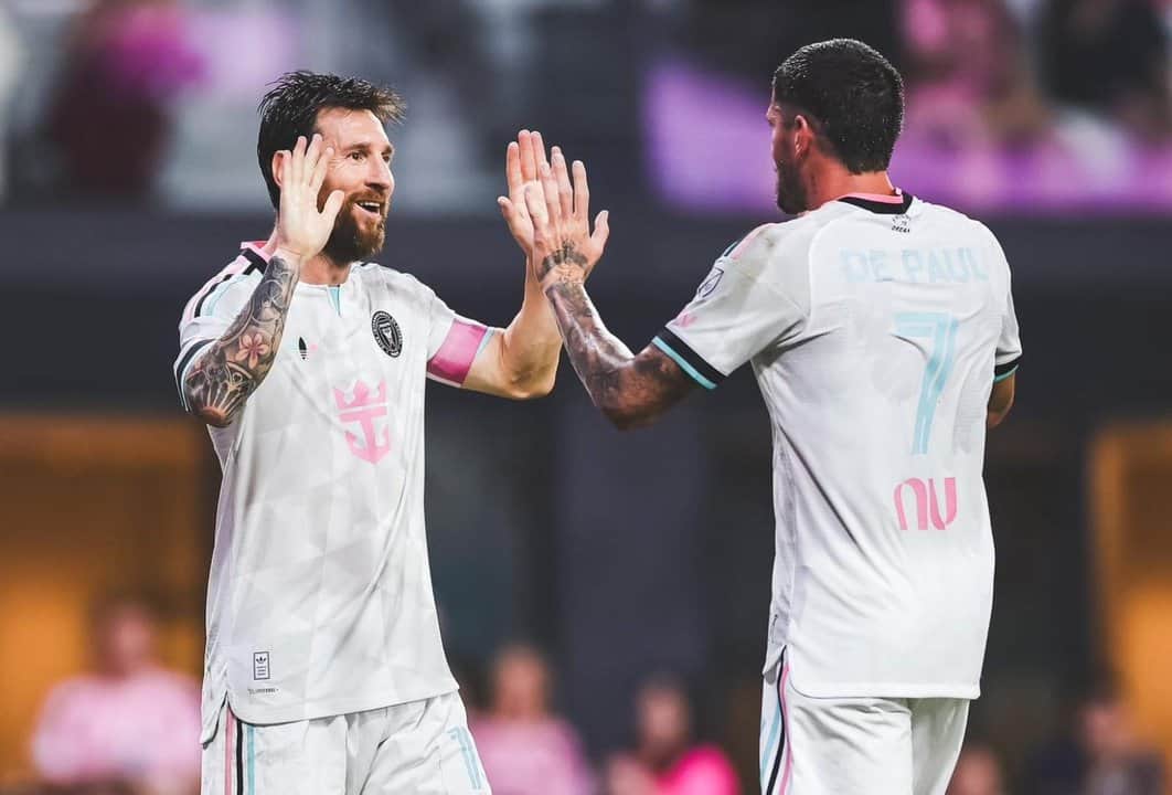 Con asistencia de Messi a De Paul, Inter Miami le ganó 2 a 0 al New York City por la MLS