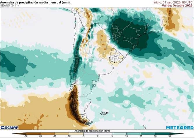Alerta general: Un modelo muestra que el “Súper Niño” se instalará hacia fin de año para promover lluvias torrenciales hasta marzo de 2027