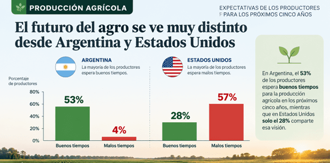 ¿El sueño americano? No, argentino: Según un estudio, los productores locales duplican en optimismo a los de Estados Unidos