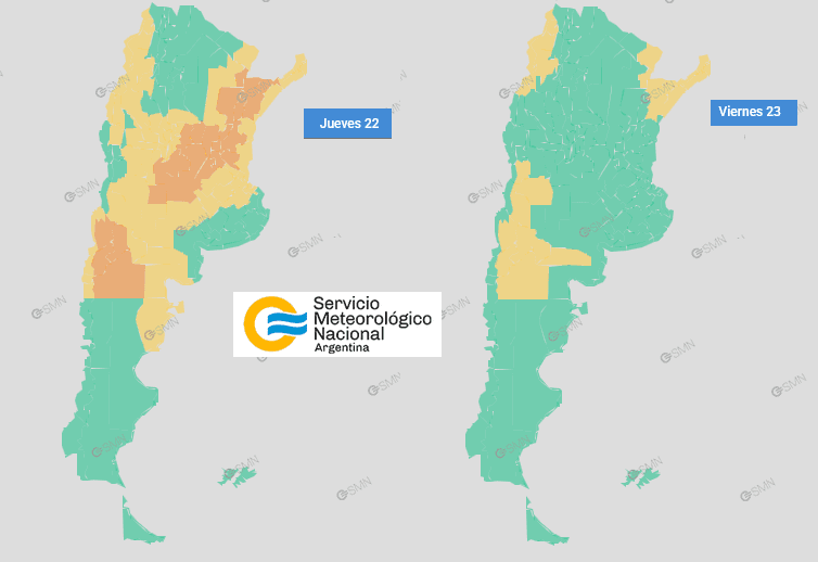 Alerta naranja: Se vienen tormentas intensas en gran parte de la zona pampeana y el Litoral