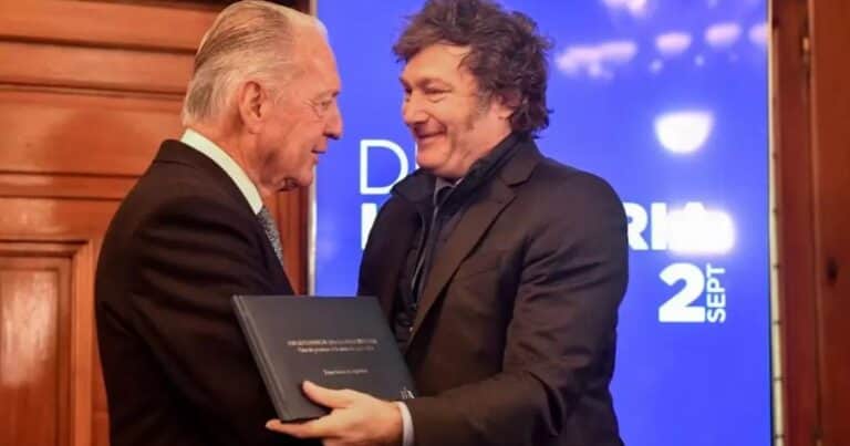 El Gobierno vacía la conferencia de la UIA: faltazo de Milei y del ministro Caputo