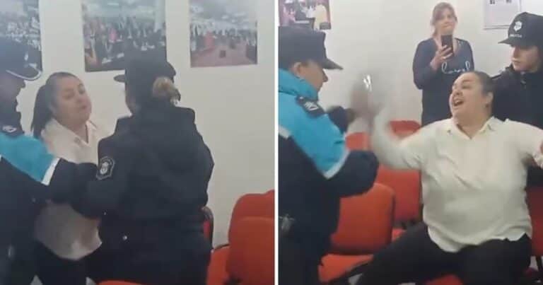«Soltame, no voy a salir»: gritos, empujones y otro escándalo con una ex candidata a concejal libertaria en Florencio Varela