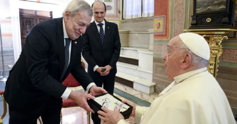 El papa Francisco celebró los 40 años del tratado de paz con Chile, sin el canciller de Argentina y con un recuerdo a Cristina Kirchner