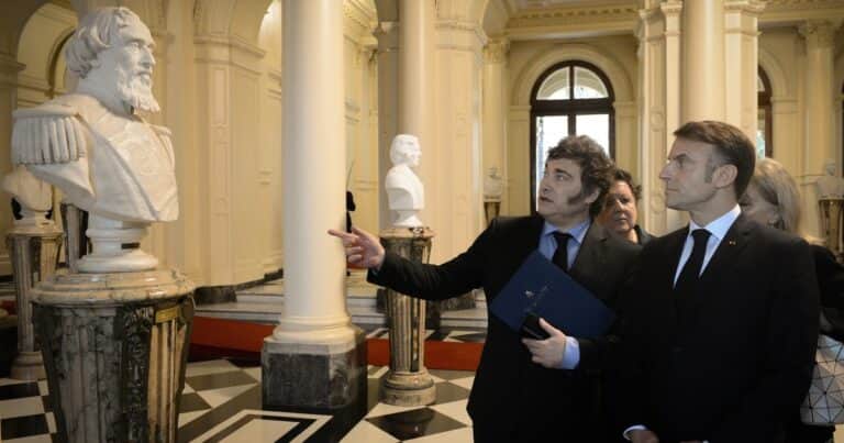 Milei recibió a Macron en la Rosada y el francés dejó su apoyo: «Vamos a fortalecer la cooperación»