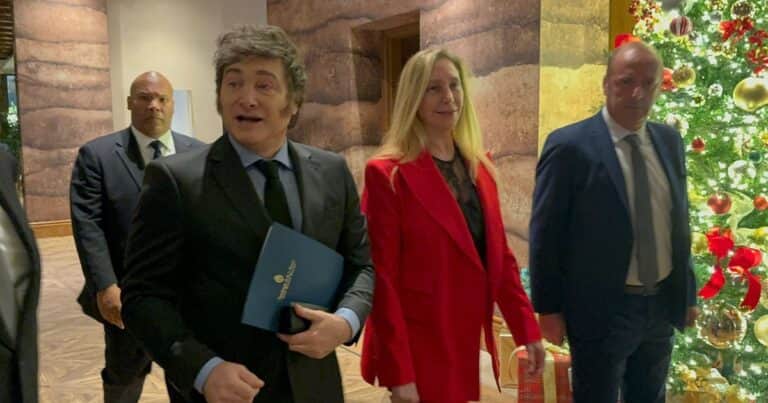 Milei ya está en la mansión de Donald Trump: «Vamos a plantar bien alto las ideas de la libertad»