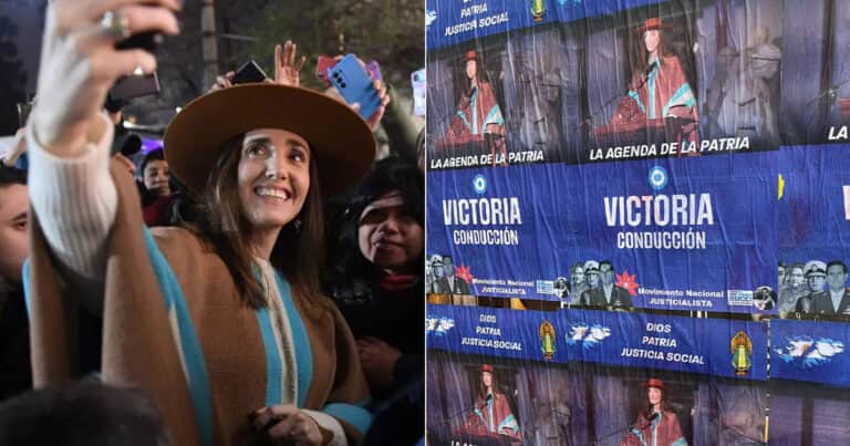«Victoria conducción»: aparecieron afiches de Villarruel en los alrededores del Congreso, pero la vice se desliga