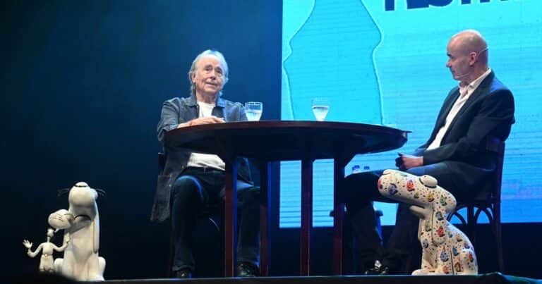Festival Fontanarrosa: una charla deslumbrante entre Serrat y Sacheri y un anuncio que entusiasma
