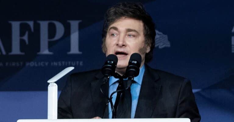 «Los hermanos sean unidos…»: el discurso de Javier Milei frente a Donald Trump, con elogios y una cita del Martín Fierro