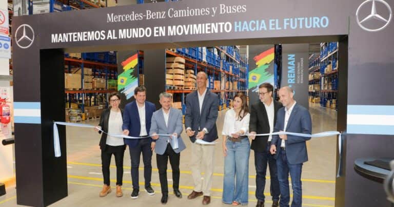 Mercedes Benz Camiones y Buses dio otro paso en su escisión: abrió un centro logístico en Zárate
