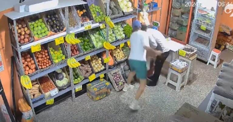 «¿Me das un kilo de papa?»: se hizo pasar por cliente y roció con gas pimienta a un verdulero para robarle