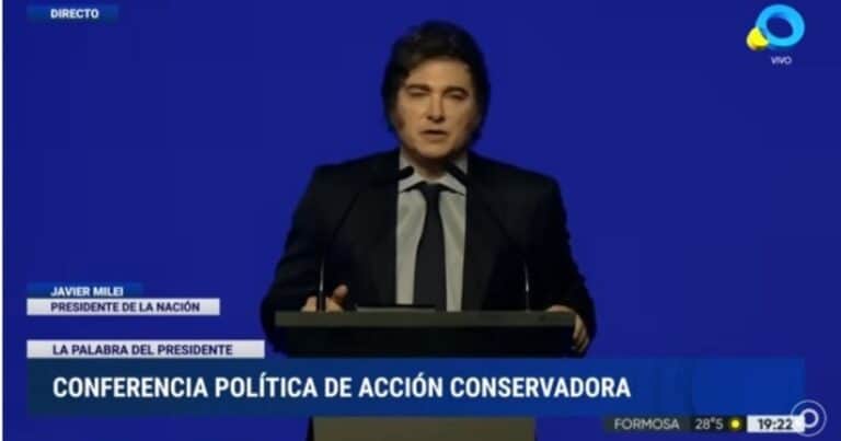 El Gobierno levanta la programación de la TV Pública para pasar los discursos de Milei
