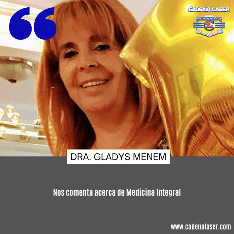 NOTA: Dra. Gladys Menem