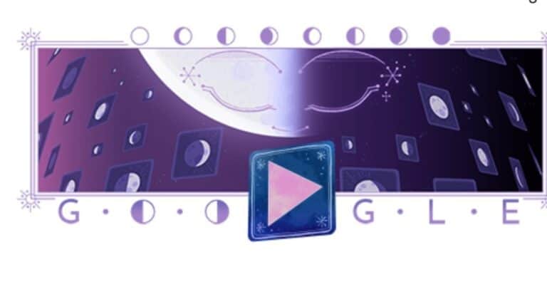Google estrena un nuevo doodle interactivo sobre la Luna: «The Rise of the Half Moon»