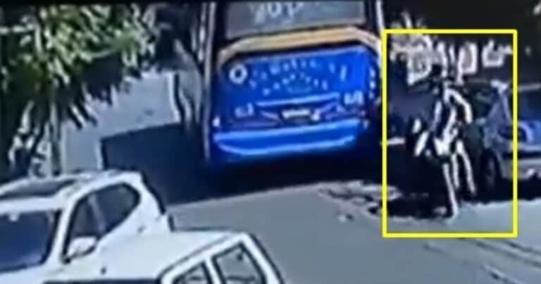Video: les tiró el colectivo a motochorros, pero dispararon y mataron a una pasajera