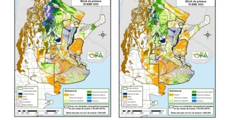 Sequía en el campo: cómo están las reservas de agua de suelo tras las lluvias erráticas y el intenso calor