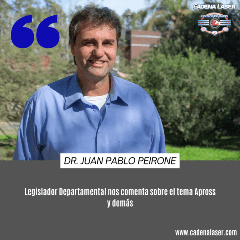 NOTA: Dr. Juan Pablo Peirone