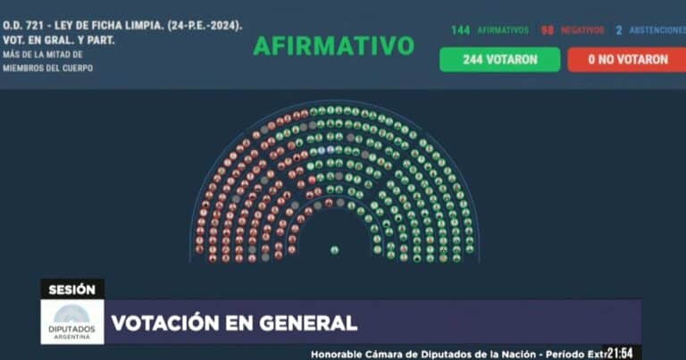 Uno por uno, cómo votaron los diputados la media sanción de la ley de Ficha Limpia