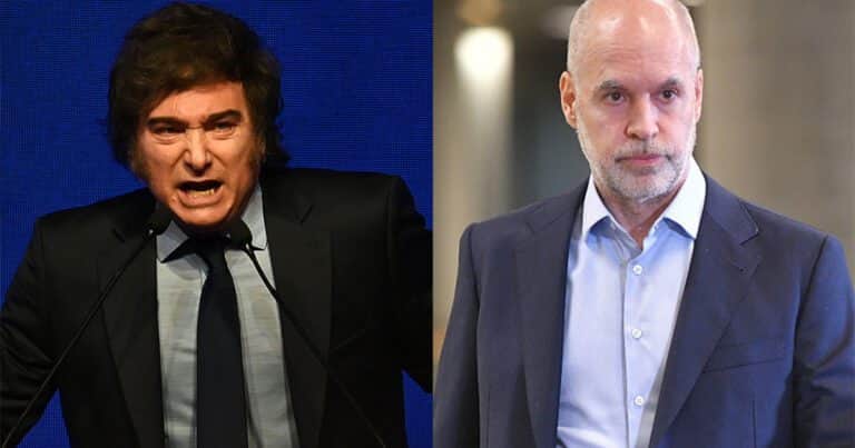 Horacio Rodríguez Larreta salió a contestarle a Milei y adelantó que lo denunciará: «Me hinchaste las pelotas»