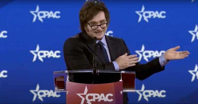 «I love you»: el grito de Yuyito en medio del discurso de Milei en la cumbre de la CPAC en Washington