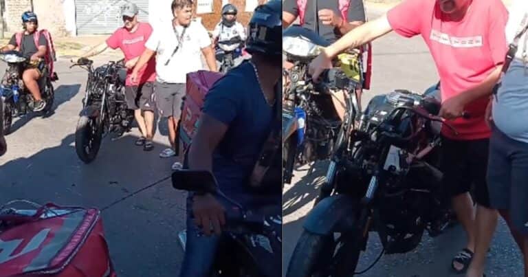 Los deliverys justicieros recuperaron otra moto robada en La Matanza: «Se quedaron con las ganas las ratas»