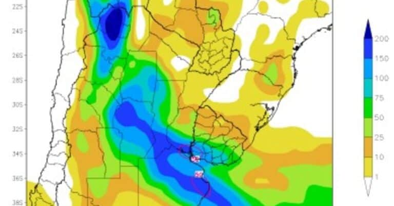 El clima: sigue las lluvias y dejaran «excesos» de agua en varias zonas del país